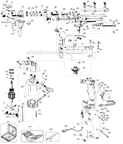 Page A Diagram and Parts List for 5041-09 Type 1 Black and Decker Hammer Drill